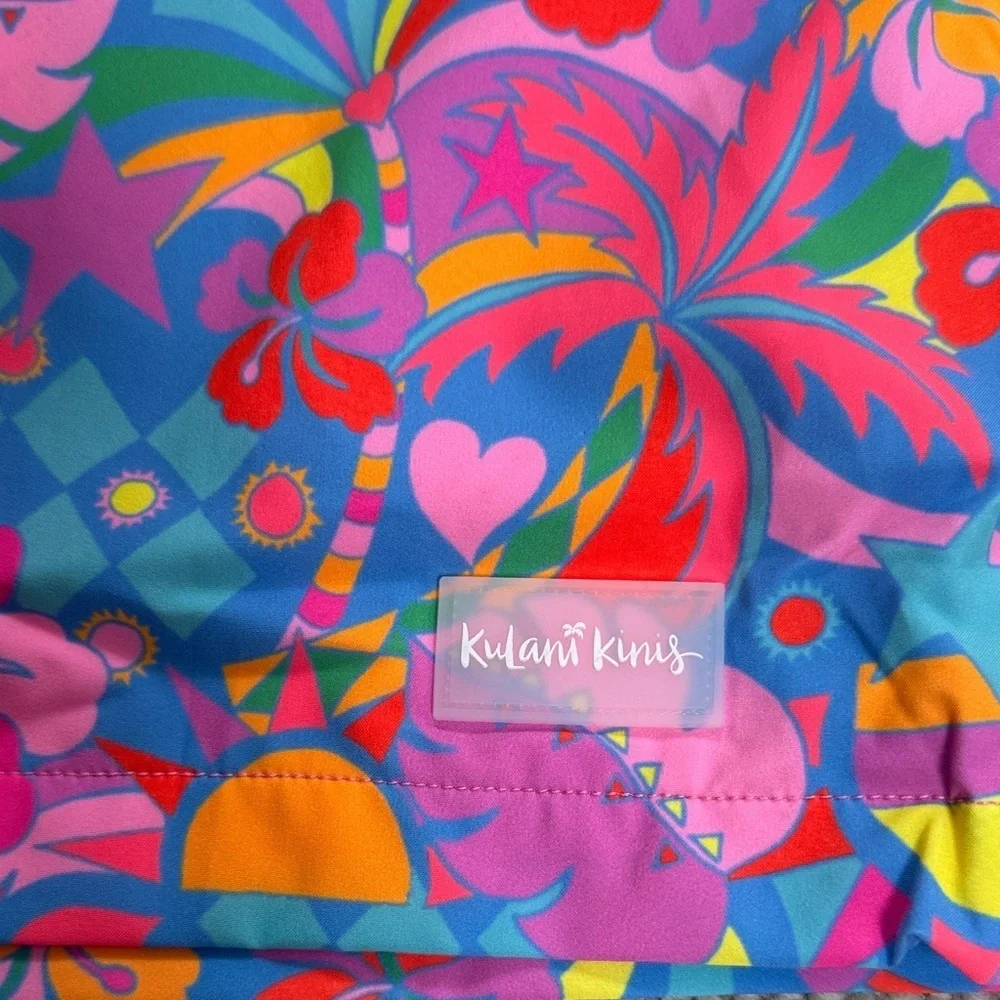Kulani Kinis Vibrant Floral Athletic Shorts size 2XL